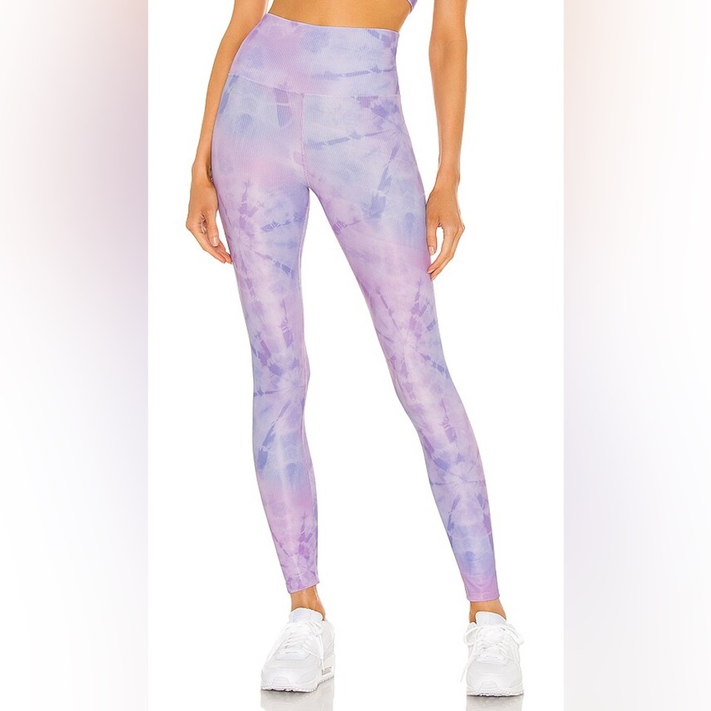 Beach Riot Ayla Crystal Tie Dye Ribbed Leggings